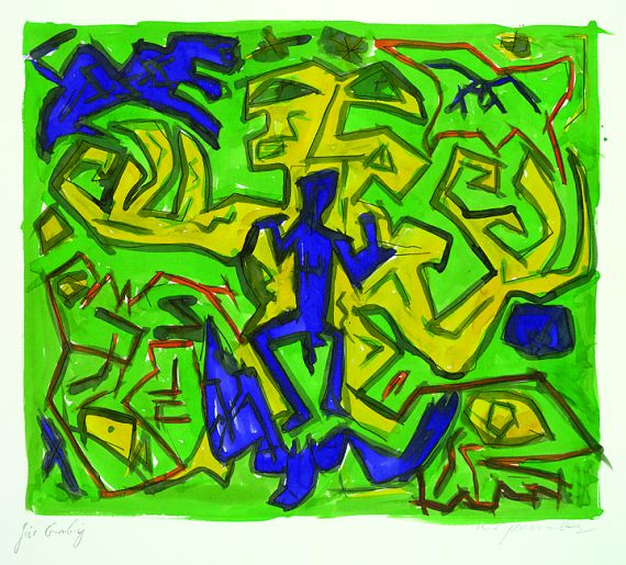 A.R. (d.i. Ralf Winkler) Penck - Ohne Titel