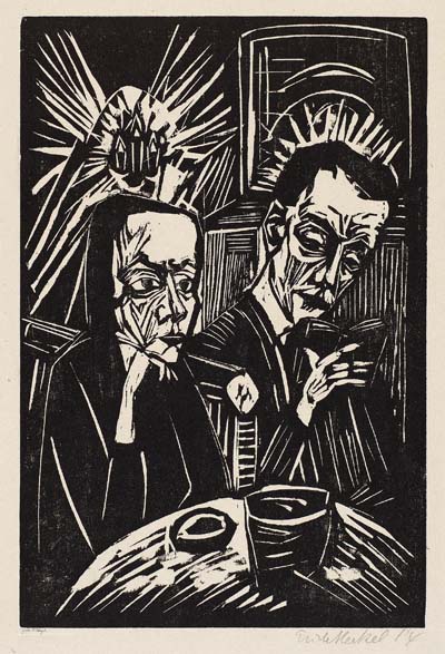 Erich Heckel - Beim Vorlesen