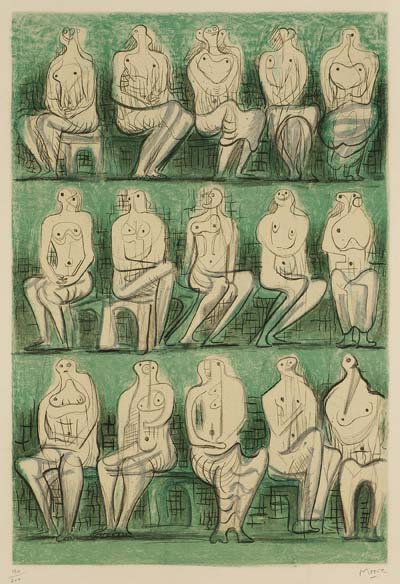 Henry Moore - Seated Figures