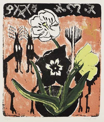 Erich Heckel - Tulpen