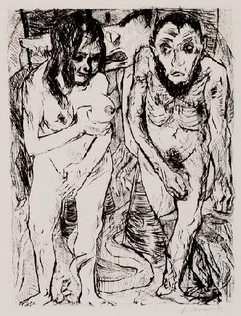 Max Beckmann - Adam und Eva