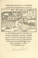 Longus - Daphnis et Chloé, mit Orig.-Holzschnitten von A. Maillol