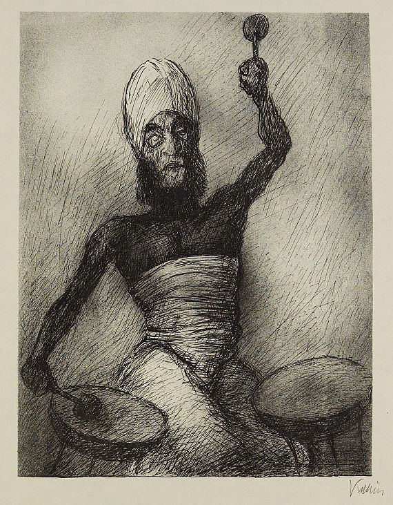 Alfred Kubin - 4 Bll. Figürliche Motive