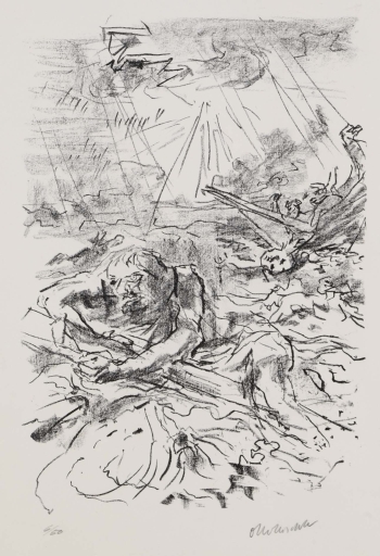 Oskar Kokoschka - Der Schiffbruch des Odysseus