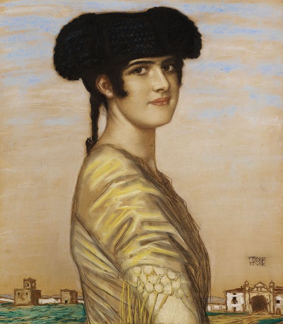 Franz von Stuck - Tochter Mary als Spanierin