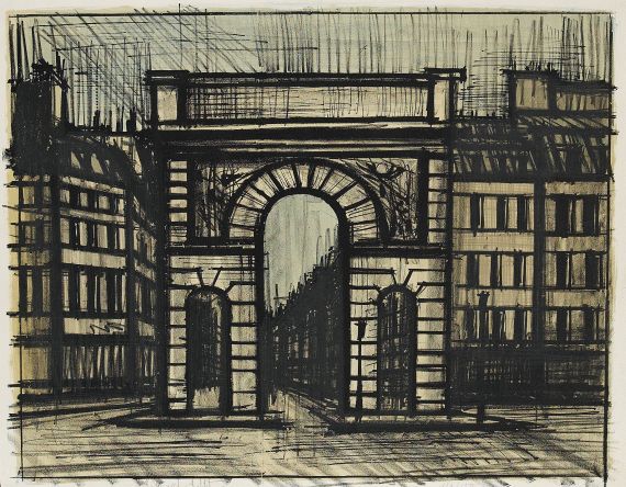 Bernard Buffet - La Porte Saint-Martin