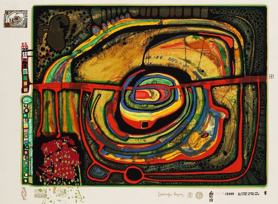 Friedensreich Hundertwasser - Look at it on a rainy day