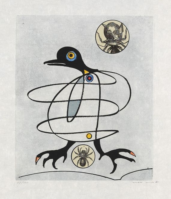 Max Ernst - Aus: Oiseaux en péril