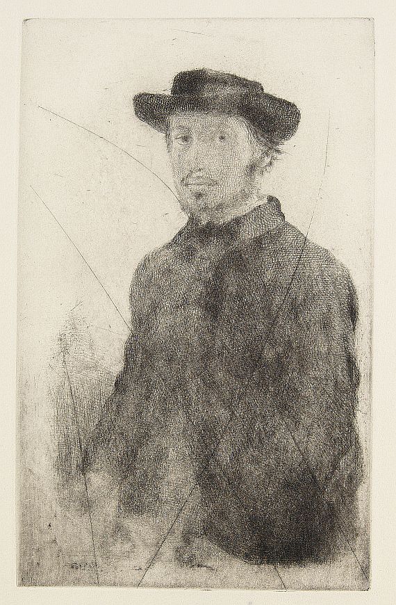 Edgar Degas - Autoportrait