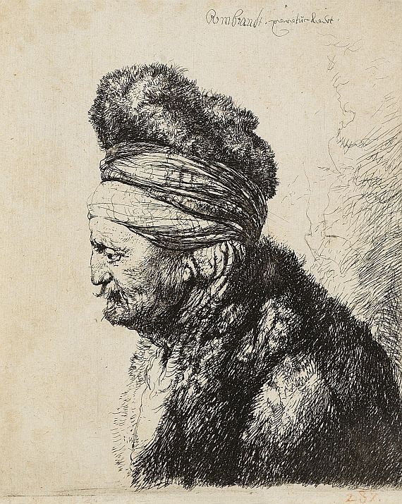 Harmensz. van Rijn Rembrandt - Zweiter Orientalenkopf