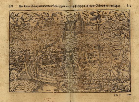 Sebastian Münster - Cosmographia. 1628.