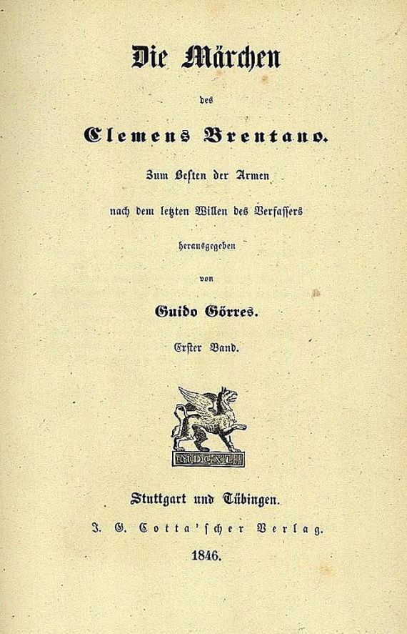 Clemens Brentano - Märchen. 2 Bde.