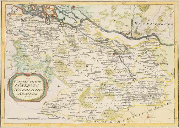 Franz Joh. Jos. von Reilly - Des Fürstenthums Lüneburg Nördliche (&) Südliche (&) Oestliche Aemter.