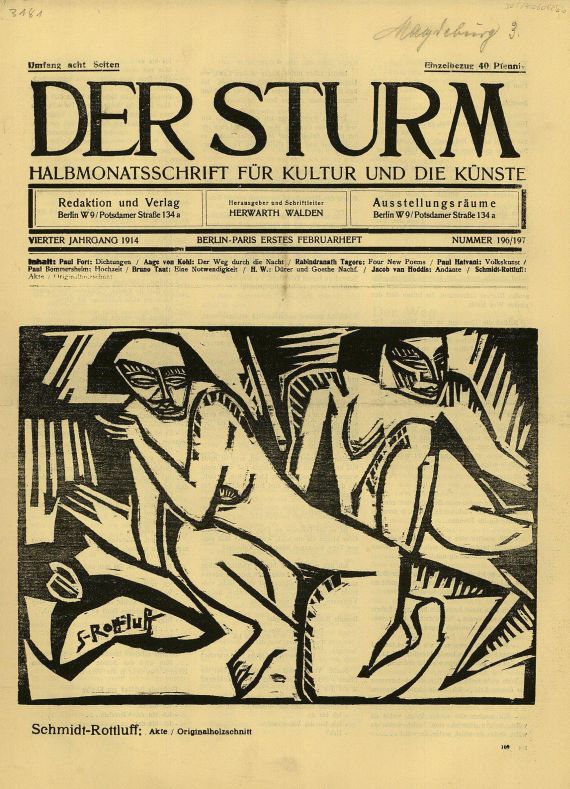 Schmidt-Rottluff, K. - Sturm, 1 Heft (Schmidt-Rottluff)