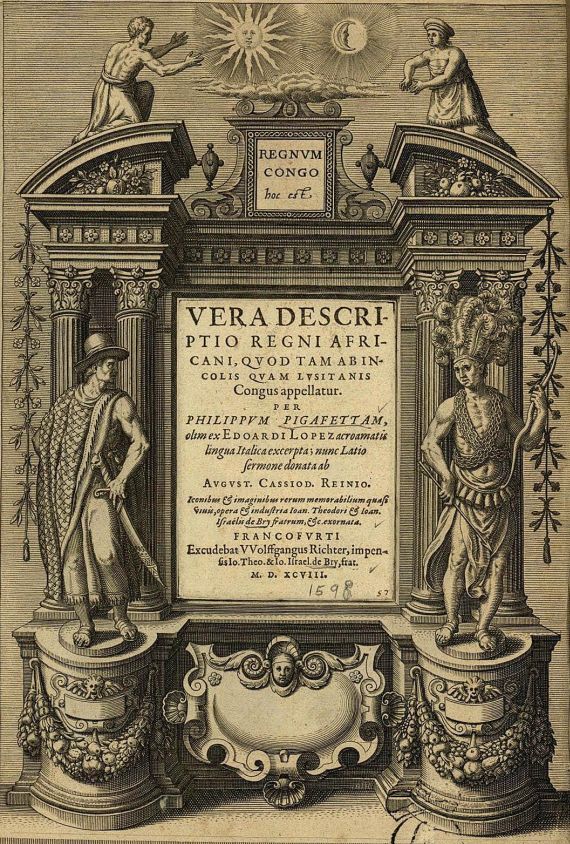 Johannes Theodor de Bry - Regnum Congo. 1598.