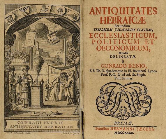 Conrad Ikenius - Antiquitates hebraicae