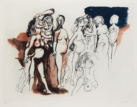 Renato Guttuso - Aus: Hommage à Picasso