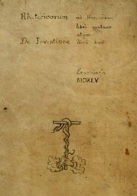 Cicero, M. T. - Rhetoricorum ad Herennium. 1545.