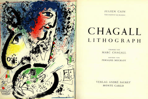 Marc Chagall - Morlout, F., Chagall. Lithograph. 1960