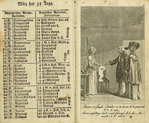 Genealogischer Calender - Histor. genealog. Calender 1789