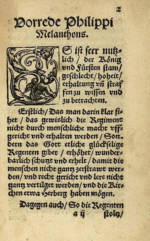 Georg Spalatin - Chronica und Herkomen. 1553