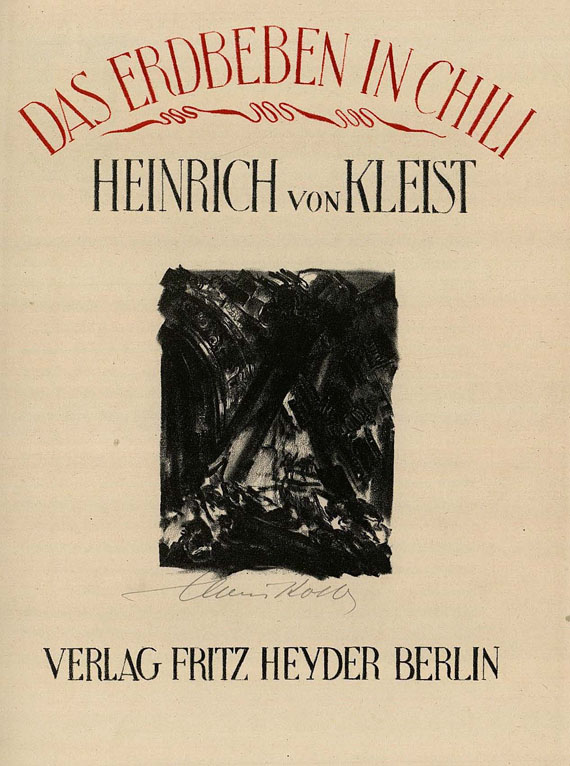 Alois Kolb - Kleist, H. von, Erdbeben in Chili.