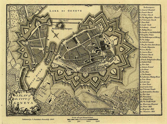 Schweiz - Dartstellungen von der Belagerung von Zürich.