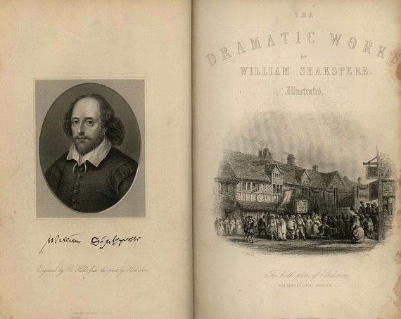 William Shakespeare - The dramatic works. 2 Bde.
