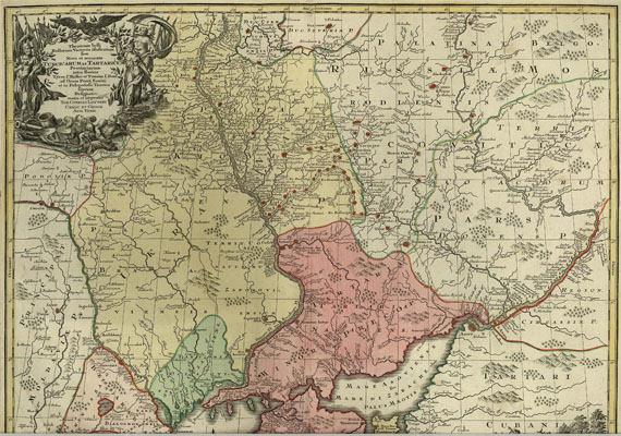 Asien - Nova et accurata Turcicarum et Tartaricum ... designatio.