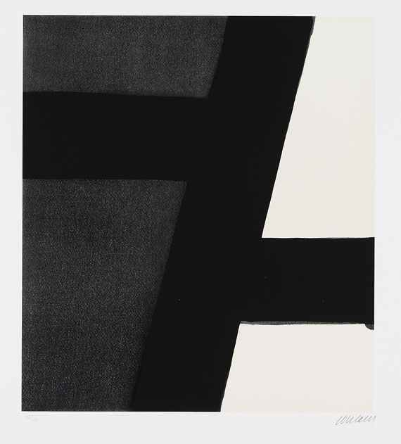 Pierre Soulages - Sérigraphie no. 21