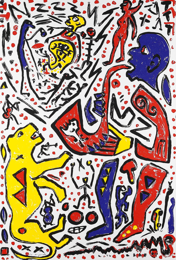 A. R. (d. i. Ralf Winkler) Penck - Ohne Titel