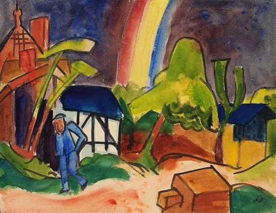 Regenbogen über..., 1924