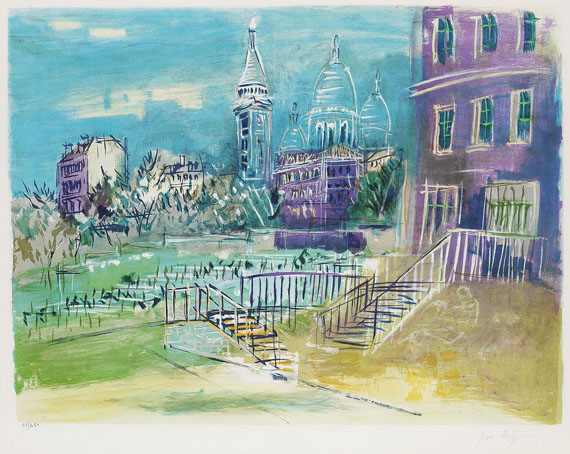 Jean Dufy - Montmartre et Sacre-Coeur