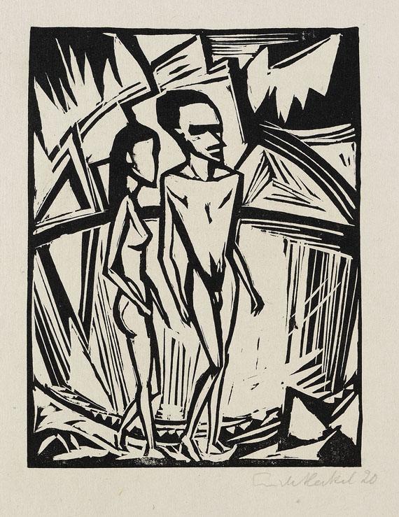 Erich Heckel - Zwei am Meer