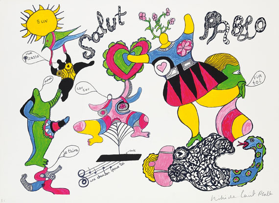 Niki de Saint Phalle - Aus: Hommage à Picasso