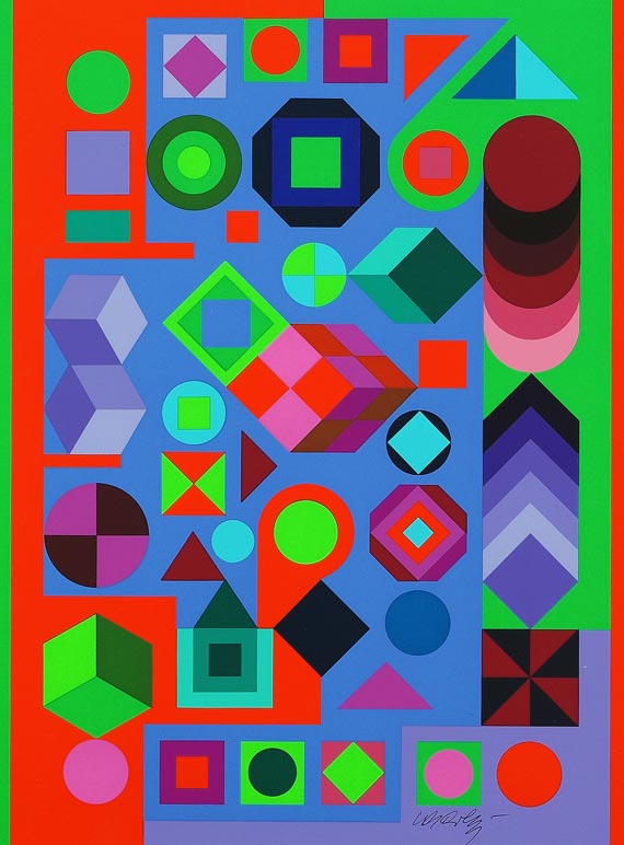 Victor Vasarely - Cité Polychrome