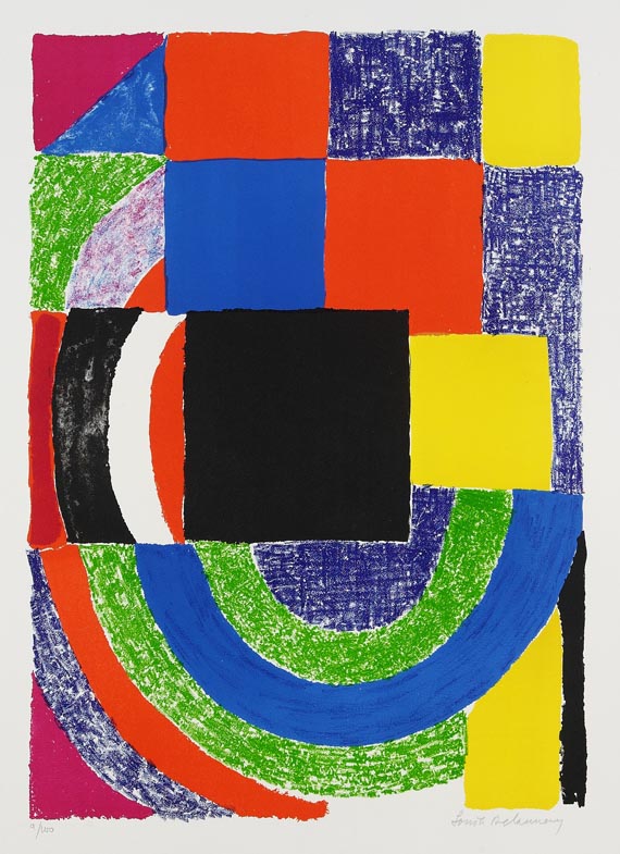 Sonia Delaunay-Terk - Carré noir