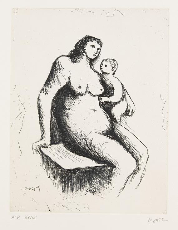 Henry Moore - Aus: Mother and Child