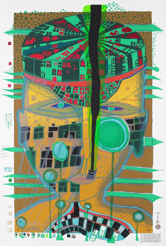 Friedensreich Hundertwasser - One of five seamen