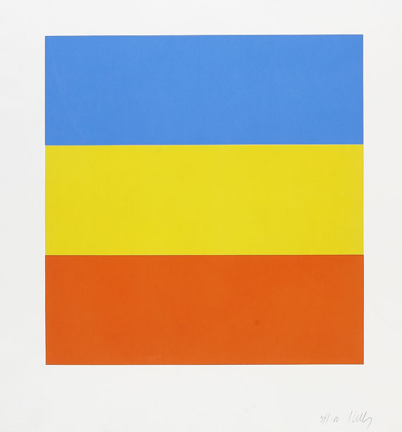 Ellsworth Kelly - Blue/yellow/red (Untitled)
