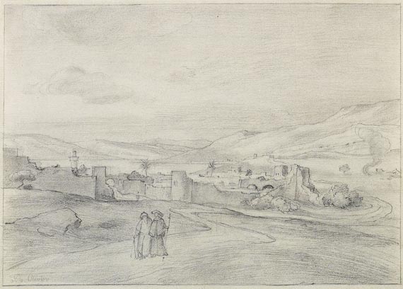 Ferdinand Olivier - Landschaft bei Tiberias