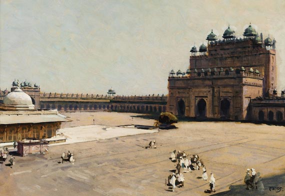 Erich Kips - Indien. Fatehpur-Sikri, Grab des Scheichs Salim Chishti