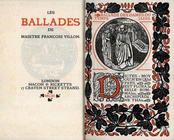 Lucien Pissarro - Villon, F., Les Ballades