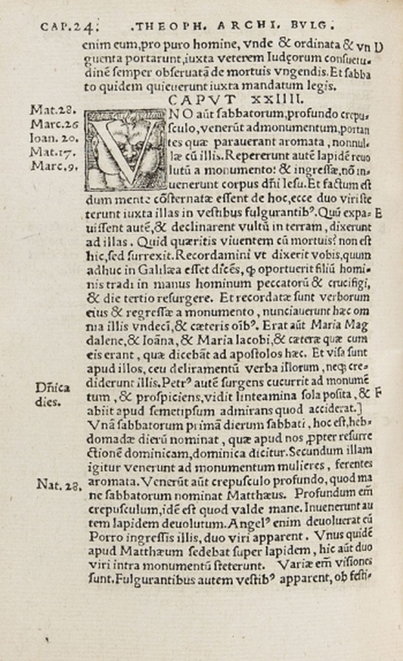 Theophylaktos - Quatuor Evangelia Enarrationes Luculentissimae. 1540.