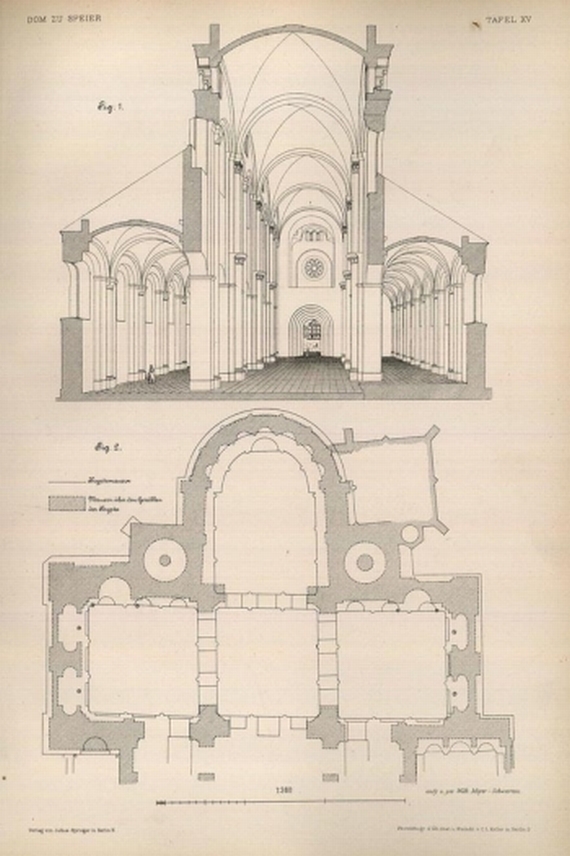 W. Meyer-Schwartau - Der Dom zu Speier. 1893.