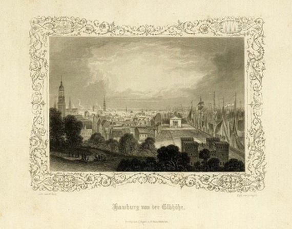 Rudolf Löser - Hamburg und Lübeck. um 1850