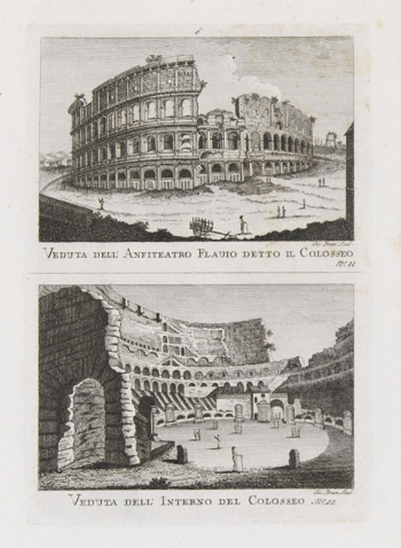 Italien - Vedute antiche della Roma. um 1800
