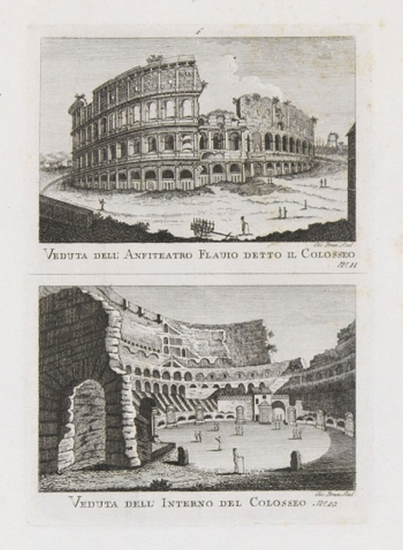   - Vedute antiche della Roma. um 1800