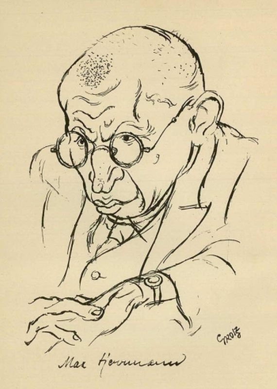George Grosz - Hermann-Neisse, M., Einsame Stimme. 1927.