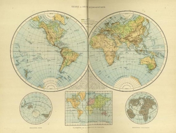   - Atlas Manuel Geographie. Um 1840